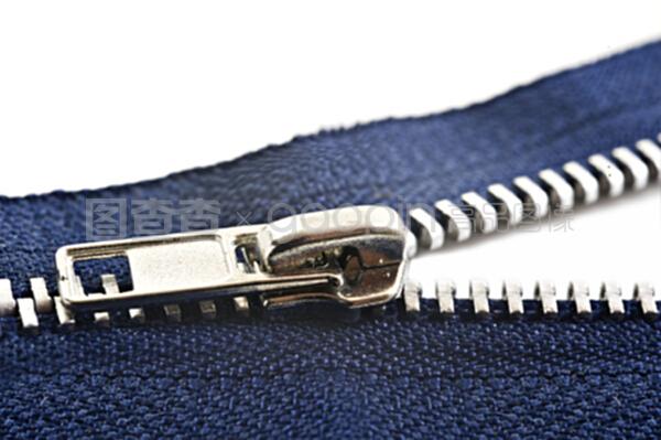白色藍(lán)色拉鏈