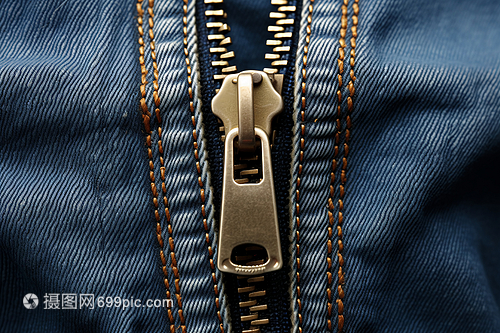 牛仔裝上的拉鏈