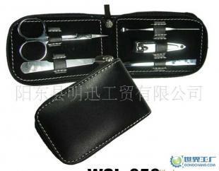 專業(yè)美容工具套裝 黑色拉鏈包指甲修護用具，廣告禮品優(yōu)選